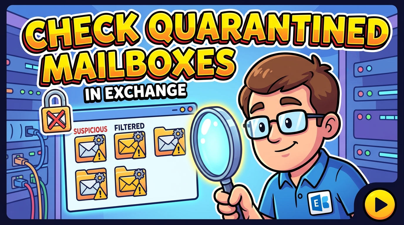 How  to check Quarantined Mailboxes in Exchange onprem ?